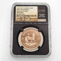 2017 50th Anniversario Re-Emissione G1KR Selezionato By NGC Come MS70DPL W/Box &amp; - $8,664.30