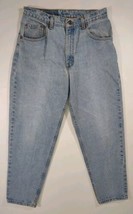 Vintage Levi&#39;s 560 Loose Fit Red Tab Blue Jeans Labeled 34x30 Measured 31x30 USA - £23.22 GBP