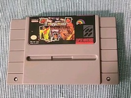 WWF WrestleMania: The Arcade Game Super Nintendo SNES Authentic - £11.49 GBP