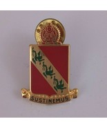 Vintage Sustinemus 1.25&quot; x .75&quot; Lapel Hat Pin - $7.60 CAD