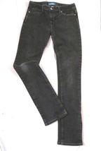 Girl Size 14R Old Navy Skinny Jeans Black Wash Inseam 28" Stretch Cotton Blend - £9.93 GBP