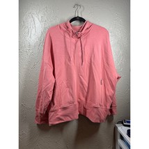Old Navy Dynamic Fleece Zip Up Hoodie Loose Drawstring Women&#39;s Plus Size... - $408.81 MXN