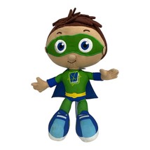 Original Super Why Talking Wyatt Plush 12” Doll Save the Day Green Wyatt ☆Works☆ - £26.01 GBP