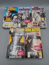 John Wayne 5 VHS Tape Lot Brand New Dawn Rider, Texas Terror, Star Packer &amp; More - £7.68 GBP