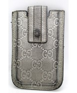 Gucci Embossed GG Silver Leather Card Case - $1,852.01 MXN