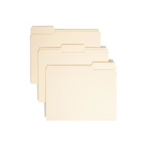 Smead File Folder, 1/3-Cut Tab, Letter Size, Manila , Assorted Positions, 100 Pe - $30.99
