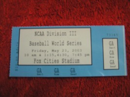 Baseball NCAA World Series, Arizona State, ND, & Misc.Ticket Stubs $2.99 Each - $2.99