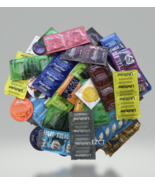 50 Lifestyles, Crown, Atlas, NuVo, &amp; More Condoms Variety Pack - £8.39 GBP