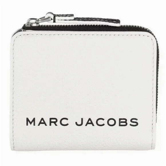 New Marc Jacobs Marc Jacobs Compact Bifold Wallet Pebble Leather Cotton / Black Item image 6