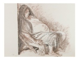 &quot; Mujer Gravida &quot; Par Francisco Zuniga Lithographie Sur Papier Le De 610m74 - $622.14