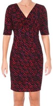 Lauren Ralph Lauren Womens Petites Printed Office Wear To Work Dress 12P - £86.03 GBP
