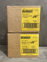 10 PACK! DEWALT DW8314 4-1/2 X 5/8”-11 120 Grit Zirconia Angle Grinder F... - £62.94 GBP