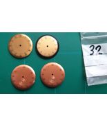 Job lot of Vintage 32mm Unbranded Watch Dials Salmon Two Tone Sterile - €81,58 EUR