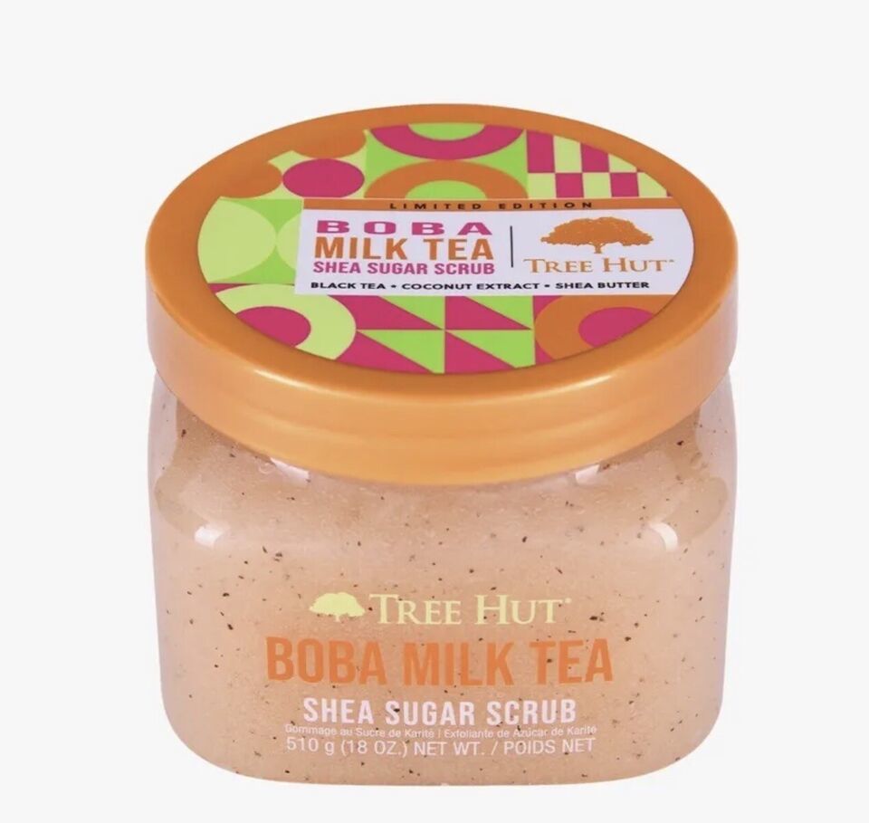 NEW! Limited Edition Tree Hut BOBA MILK TEA Shea Sugar Scrub