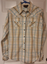 Ariat Womens Top Blouse Button Down Shirt Plaid Western Snap Button Size... - $19.40