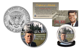 President KENNEDY JFK 100 Birthday 2017 Genuine JFK Half Dollar White House Lawn - £6.59 GBP