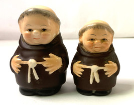 Vintage Goebel Hummel Friar Tuck Monk Salt Pepper Shaker - $15.19