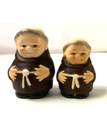 Vintage Goebel Hummel Friar Tuck Monk Salt Pepper Shaker - $15.19