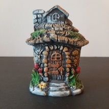 Fairy Garden Forest Figurine Rustic Cottage House Whimsical Home Decor 4&quot; - £5.49 GBP