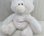 Baby Gund cream off white Philbin plush teddy bear soft toy from blanket... - $20.78