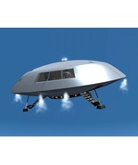1965’s LOST IN SPACE Jupiter II spacecraft is smoking color 8x10 scene - $6.99