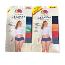 Fruit of the Loom Womens Mesh Boy Shorts Size 5/S Getaway Collection Size 4 - 6 - £13.37 GBP