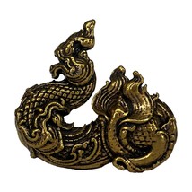 Phaya Naga Statua Amuleto Tailandese Talismano Ricchezza Proteggi Portafortuna - £13.38 GBP