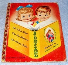 Vintage Bonnie Book Storyland 1956 No 4333 Roberta Paflin Illustrator - £4.78 GBP