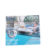 INTEX RIVER RUN 1 53&quot; BLUE FLOATING INFLATABLE WATER TUBE RAFT RIVER LAKE - $29.69