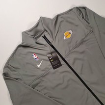 Nike NBA Los Angeles Lakers Dri-Fit Womens 3XL Full Zip Jacket Grey AV1858-002 - £63.85 GBP