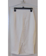 JLO Jennifer Lopez White Textured Pencil Skirt Women s Sz 0 NWT MSRP$58 ... - $20.47
