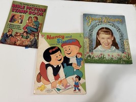 Nancy And Sluggo 1979 &amp; Janet Lennon Paper Dolls,  Bible Picture Stamp Book - $9.45