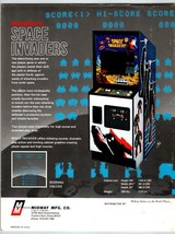 Space Invaders Arcade Game Flyer Original Video Art Alien Invasion Retro 1978 - £28.95 GBP
