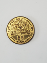 Boy Scout BSA For God And Country 50th Anniversary 1910-1960 Coin Oath O... - £7.95 GBP