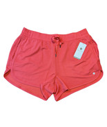 Apana Womens Yoga Lifestyle Hot Pink Yoga Shorts Activewear Teaberry w P... - £15.85 GBP