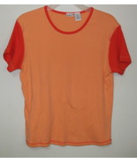 Womens North Crest Orange Short Sleeve Top Size XL - £3.14 GBP