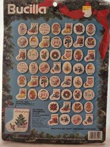 Bucilla VICTORIAN ORNAMENTS KIT 50 CHRISTMAS Cross Stitch Embroidery 83104 - $12.82