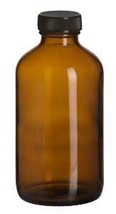 3 Amber Bottle with Cap 16oz Lot of 3 Bottles New - £19.62 GBP