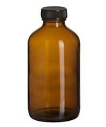 3 Amber Bottle with Cap 16oz Lot of 3 Bottles New - £19.77 GBP