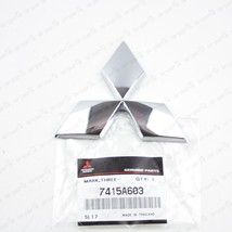 Genuine Mitsubishi Outlander Lancer Front Grille Diamond Emblem Badge 74... - $55.92 CAD