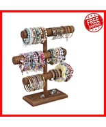 Freestanding 3-Tier Jewelry Display Stand - Perfect for Bracelets &amp; Watches - $624.75 MXN