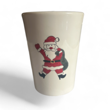 VTG 14oz Santa Candle Holder by Langley Candles - $12.19