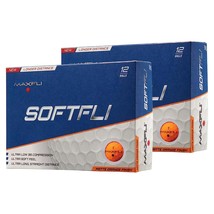 Softfli Matte Finished Colored Golf Balls (Orange, 24 Pack) - £63.14 GBP