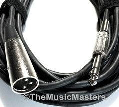 12ft 1/4&quot; to XLR (M) Instrument Guitar Keyboard Amp Mixer Audio Cable Co... - $12.06