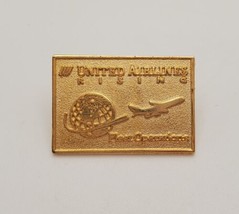 United Airlines Rising Fleet Operations Collectible Airline Lapel Hat Pin Vtg 97 - £15.66 GBP