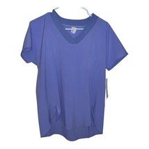 Athleta Zephyr Vneck Tee Size XS Periwinkle Blue Short Sleeve Tunic Ligh... - $38.00