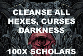 100X 7 Scholars Cl EAN Se All Hexes Curses &amp; Darkness Extreme Magick Ring Pendant - £23.37 GBP