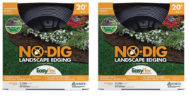 (2) Dimex 3000-20-6 Easyflex NO-DIG Landscape Edging Kit 20&#39; L, Black - £31.15 GBP