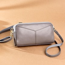 100% Genuine Leather Women Shoulder bags Cowhide Women Handbags High Quality Fem - £34.88 GBP