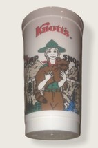 Knott’s Camp Snoopy 1990’s Woman Ranger Holding Raccoon Souvenir Cup - £7.37 GBP